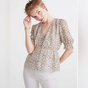 Madewell Multicolor Floral Blouse